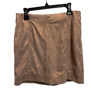 FREE PEOPLE SIZE 0 ROSE GOLD SHIMMER WOMENS SKIRT